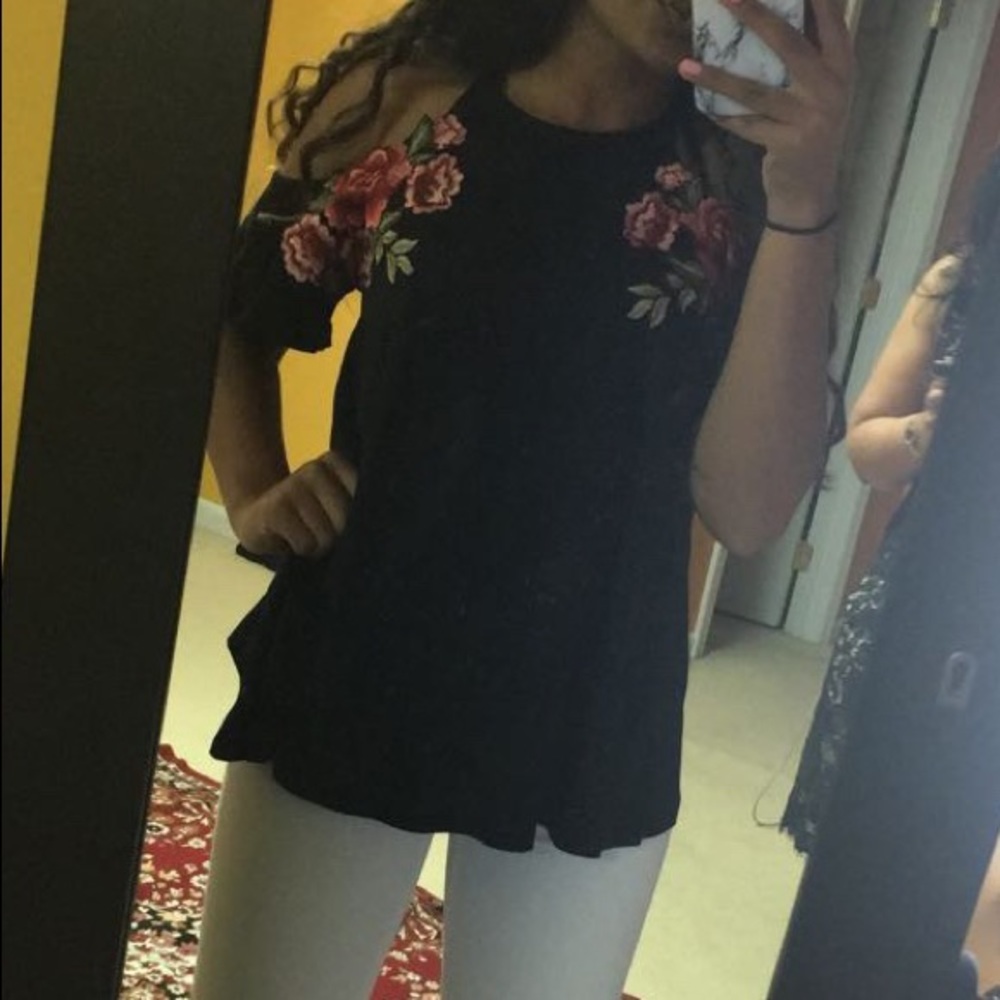 Black tank top